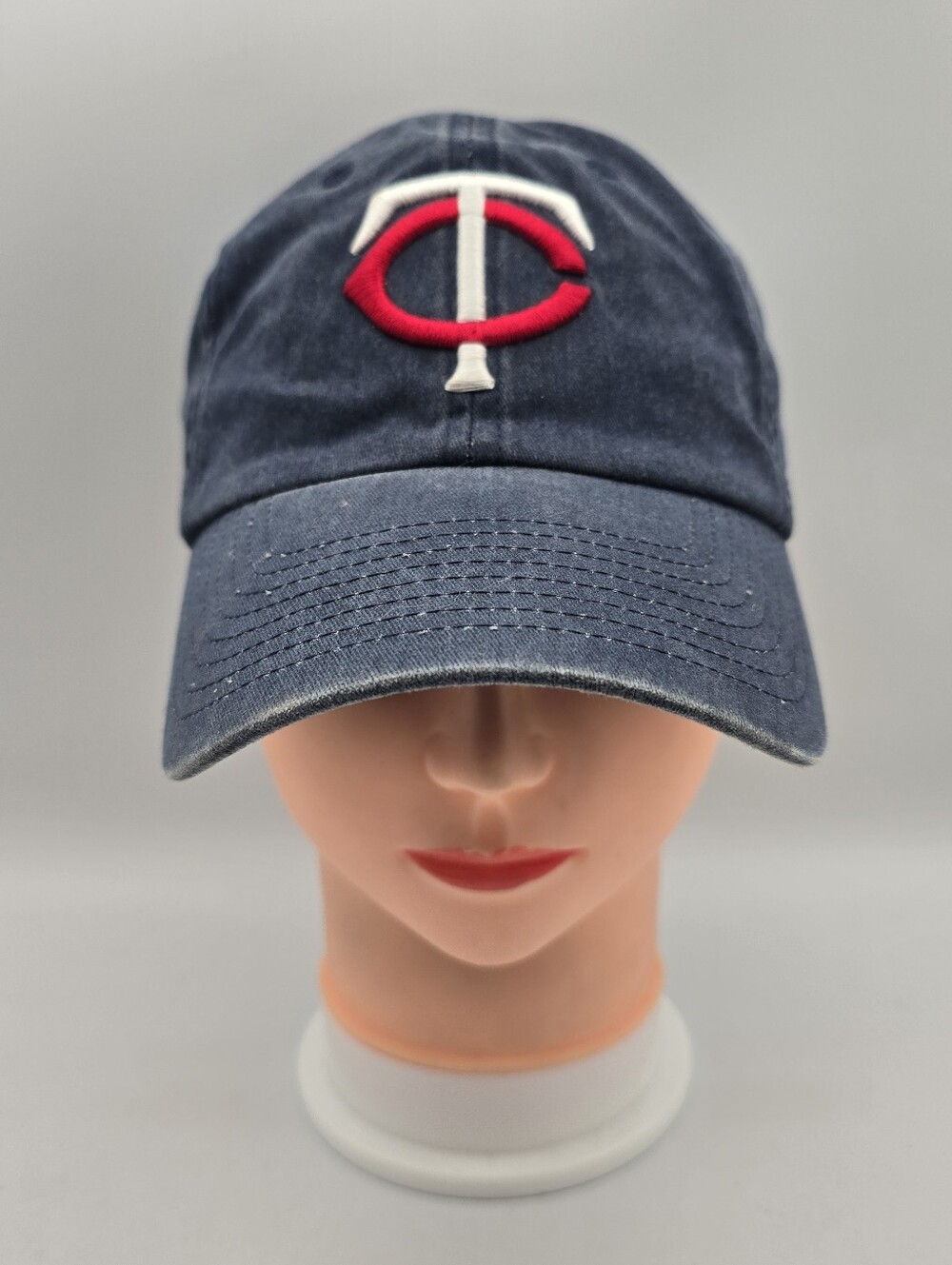 Fan Favorite Minnesota Twins Blue Adjustable Strapback Hat (Cut Shortened Strap)